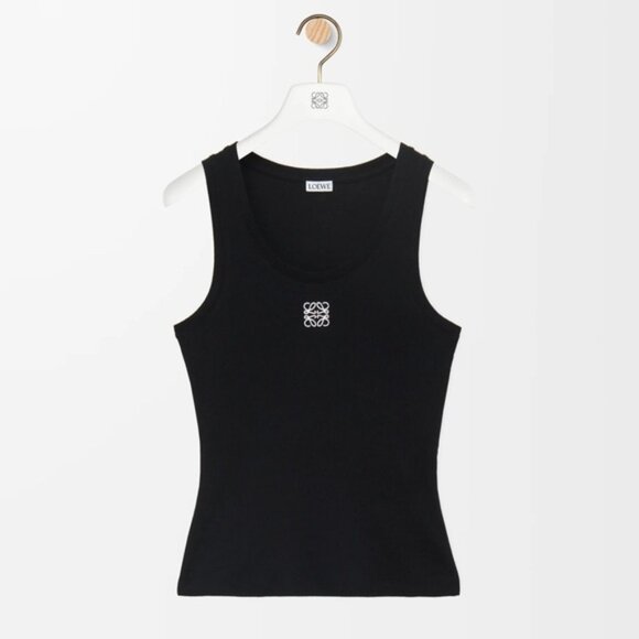 Loewe Black Tank Top with White Logo - Picture 1 of 3